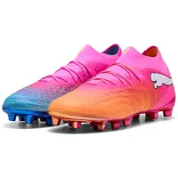 Puma FUTURE 9 ULTIMATE AG Football Boots Unisex, Shoes, Poison Pink/Sun Stream/Bright Aqua, 42
