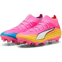 Puma ULTRA 6 MATCH+ FG Football Boots Women, Shoes, Poison Pink/White/Sun Stream, 39