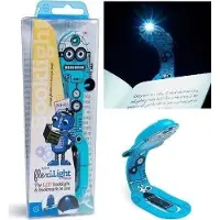 Thinking Gifts Flexilight Pals Robot Blå – lampe til skrivebord/bog