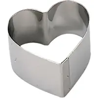 De Buyer Bageform Hjerte Ø14 cm Rustfrit stål