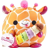 Snackles Bamse - 20 cm - Giraffen Lola m. Isvaffel - - OneSize - Bamse