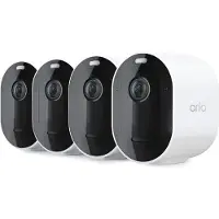 Arlo Pro 6 - 2025 Edition - netværksovervågningskamera - udendørs, indendørs - vejrbestandig - farve (Dag/nat) - audio - trådløs - WiFi (pakke med 4)