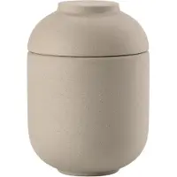 Zone Denmark Sensu krukke med låg Ø6,5x9 cm Taupe