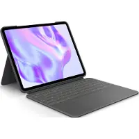 Logitech Combo Touch for iPad Pro 13" (M4) - Graphite - Tastatur & Folio sæt - Nordisk - Grå