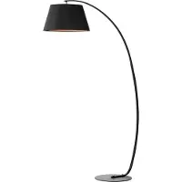 Nielsen GULVLAMPE MANHATTAN SORT EXCL. SKÆRM