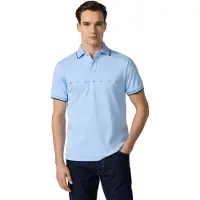 Hackett London Hackett Londontil mænd. HM5600188 Essential-polo til mænd, blå (XL), Casual, Bomuld, Korte ærmer