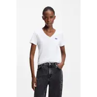 HUGO Classic 10258021 Blue Kortærmet V-hals T-shirt