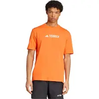Adidas Herre Terrex Classic Logo T-shirt Semi Impact Orange