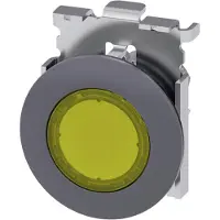 Siemens 3SU1061-0JD30-0AA03SU10610JD300AA0 Trykknap med belysning, 63 g, 40 mm, 40 mm, 30 mm