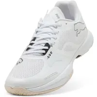 Puma Vantage Turbo 2 Indoor Shoes Unisex, Sport, White/Black/Sugared Almond, 43