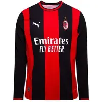 Puma Milan Hjemmebanetrøje 2026/27 Authentic Lange Ærmer - , størrelse Small