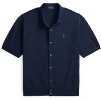 Ralph Lauren Polo Ralph Laurentil mænd. 710B18514003 Camisa Sport marineblå (XL), Casual, Bomuld, Korte ærmer