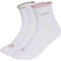Adidas Sportssokker 'womens quarter 3 Pair Pack' brun / lys pink / hvid