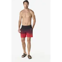 KOROSHI Badeshorts rød / sort