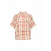 Soyaconcept Bluse 'Farus' abrikos / rød / hvid