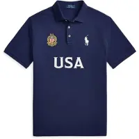 Ralph Lauren Polo Ralph Laurentil mænd. 710B20858001 US Polo Classic Fit marineblå (XXL), Casual, Bomuld, Korte ærmer