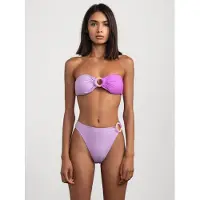 Flavia Valentini Bikini 'Athena Wooden Bikini Set - Lilac' pastellilla