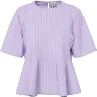 Pieces Bluse lavendel / hvid