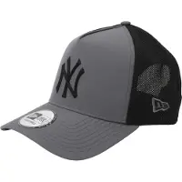 New Era Sportshætte '9FORTY Trucker New York Yankees MLB' mørkegrå / sort / hvid