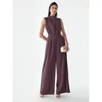 BWLDR Jumpsuit 'Annie' mørkelilla