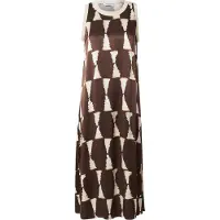 Zabaione Kjole 'Ka44cy' camel / brun / hvid
