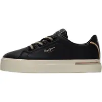 Pepe Jeans Sneaker low 'CARLA' beige / sort