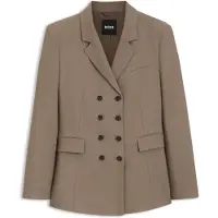 BOSS Slim fit blazer i gabardine-twill