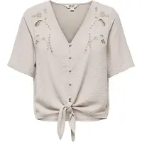 ONLY Bluse 'ONLEVALOU' greige