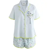 Cath Kidston Shorty 'Stanley Dog' pastelblå / kiwi / sort