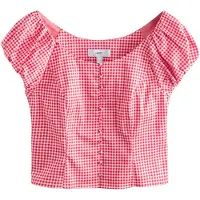 Next Bluse rød / hvid
