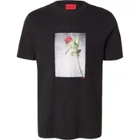 HUGO Bluser & t-shirts 'Durose' lysegrå / grøn / rød / sort