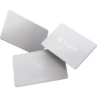 Tangem Wallet - 3-card Set - White Stealth