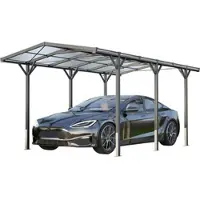GFP 2,85x5,05m Carport, antracitgrå