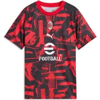 Puma Milan Trænings T-Shirt Pre Match - Rød/Sort Børn, størrelse 128 cm