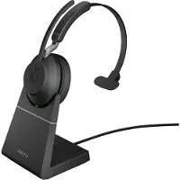 Jabra Evolve2 65 Mono LINK380A Trådløst Headset + Dock, MS, Sort - A - Som ny