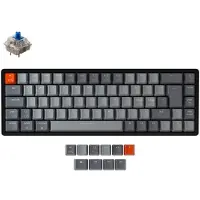 Keychron K6 RGB i aluminium med Gateron Blue-switch