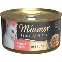 Miamor Fine Fileter i Sauce 24 x 85 g - Tun & Laks