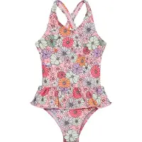 Color Kids Badedragt - Coral Blush m. Print - - 2 år (92) - Badetøj