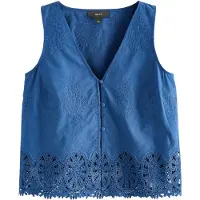 Next Bluse koboltblåt