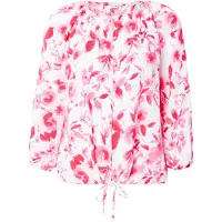 Zabaione Bluse 'Xi44a' lysebeige / hindbær / lys pink