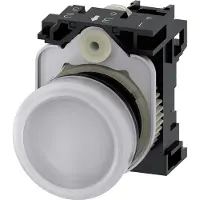 Siemens Indikatorlampe flad Hvid 230 V/AC SIRIUS ACT 3SU1106-6AA60-1AA0 1 stk (3SU1106-6AA60-1AA0)