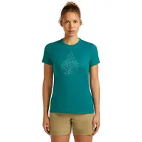 Icebreaker Merino 150 Tech Lite Hike Path T-shirt Med Korte ærmer