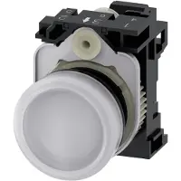 Siemens 3SU1102-6AA60-3AA0, Hvid, IP67, IP69K, 39,5 g, 80 mm, 60 mm, 30 mm