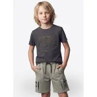 KOROSHI Shirts gul / sort