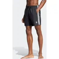 Adidas Badeshorts 'Adicolor' sort / hvid