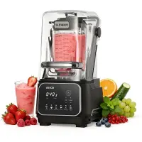 Vevor Blender, 2L Professionel Bordblender med Skjold, 2200W 26000RPM Køkken Foodprocessor Kombination, Selvrensende, Justerbar Hastighed, 6 Forudindstillede Menuer til Smoothies, Isknusning, Puri, So