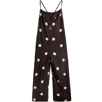 Next Jumpsuit choko / hvid