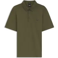 BOSS Poloshirt i merceriseret bomuld med dobbelt B-monogram