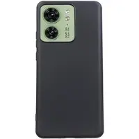 Mtp Products Motorola Edge 40 Anti-Fingeraftryk Mat TPU Cover - Sort