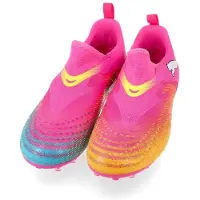 Puma Future 9 Match Laceless MG Showtime - Pink/Orange/Blå/Hvid Børn - Multi Ground (MG), størrelse 37